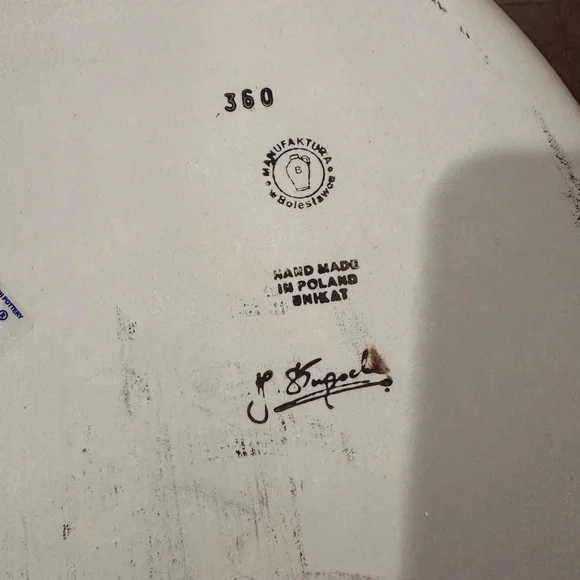 Polish Pottery Unikat large baking dish 13.5” x 10” - Picture 3 of 4